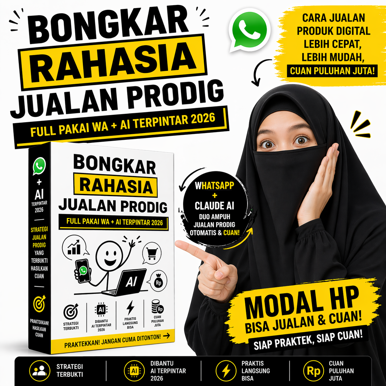 BONGKAR RAHASIA JUALAN PRODIG DI WA + AI