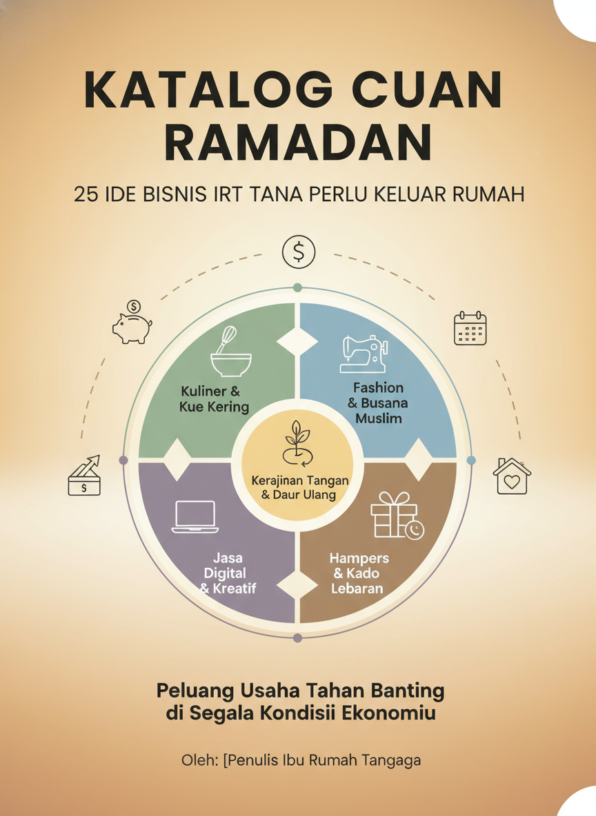 Katalog Cuan Ramadan: 25 Ide Bisnis IRT Tanpa Perlu Keluar Rumah" (Fokus ke variasi ide)