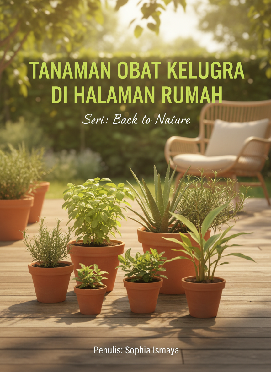 Tanaman obat keluarga di halaman rumah