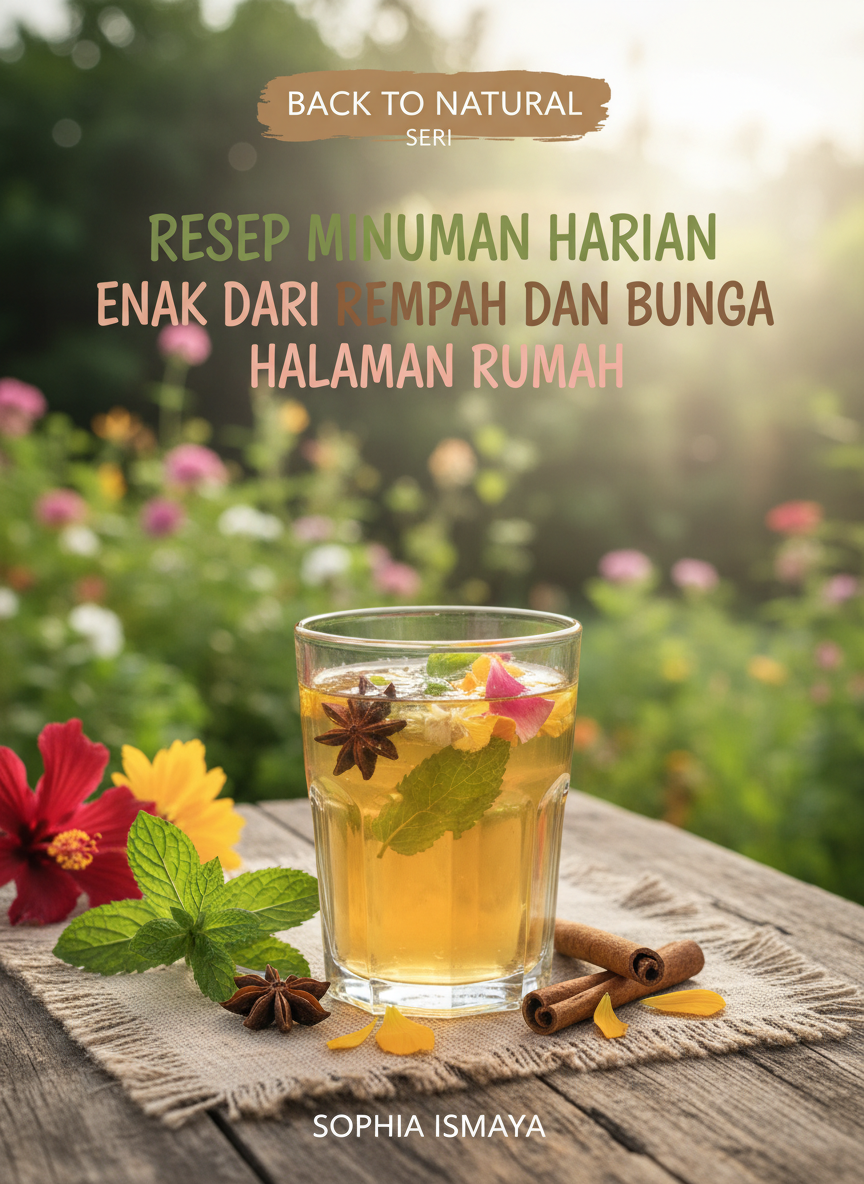 Resep minuman harian enak dari rempah dan bunga halaman rumah