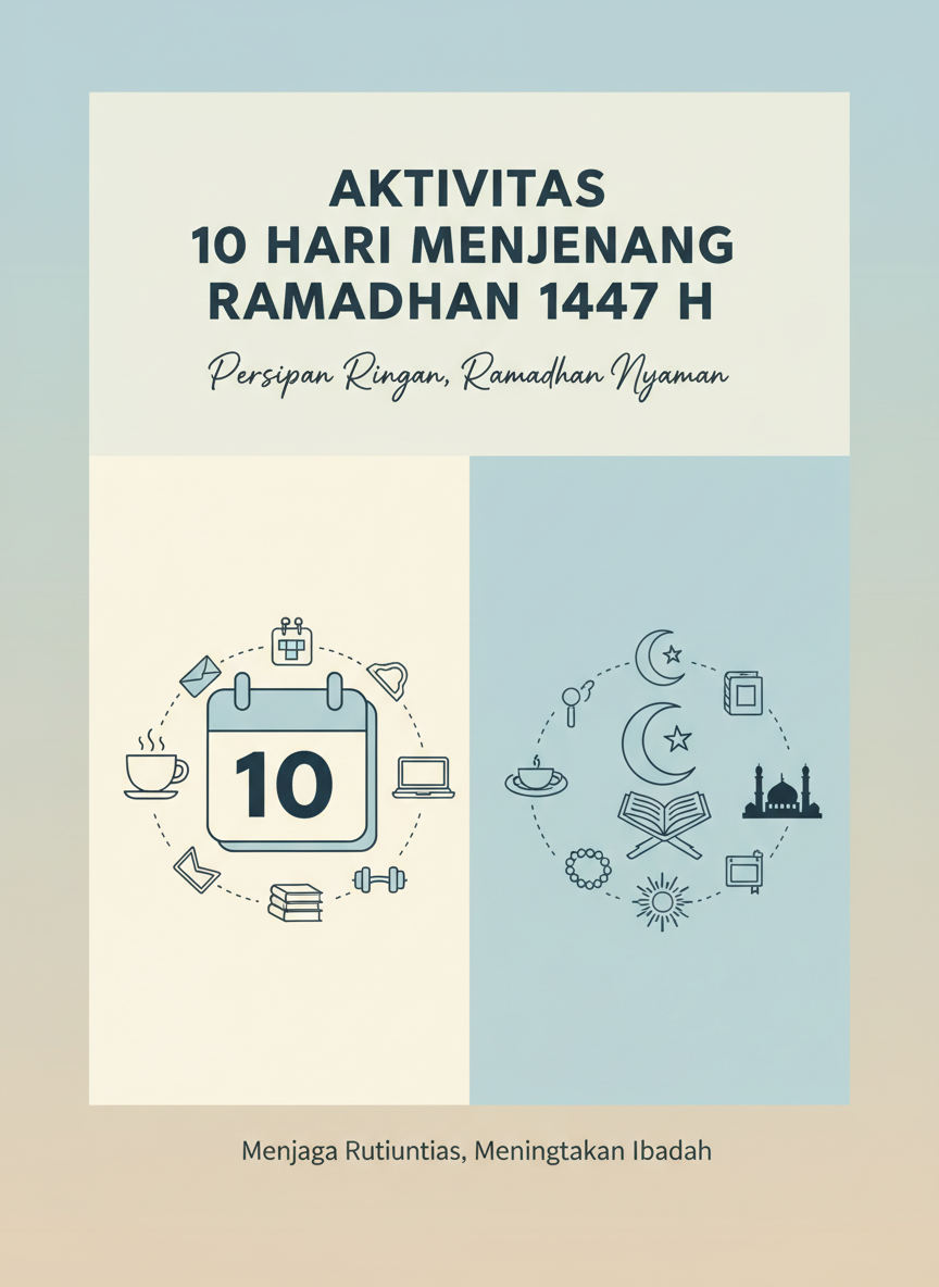 Aktivitas 10 Hari Menjelang Ramadhan 1447 H