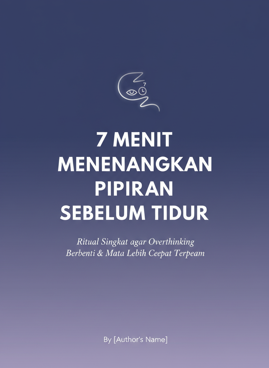 7 Menit Menenangkan Pikiran Sebelum Tidur