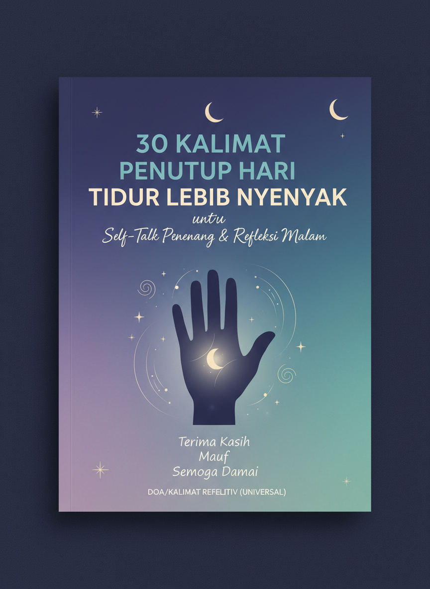 30 Kalimat Penutup Hari untuk Tidur Lebih Nyenyak