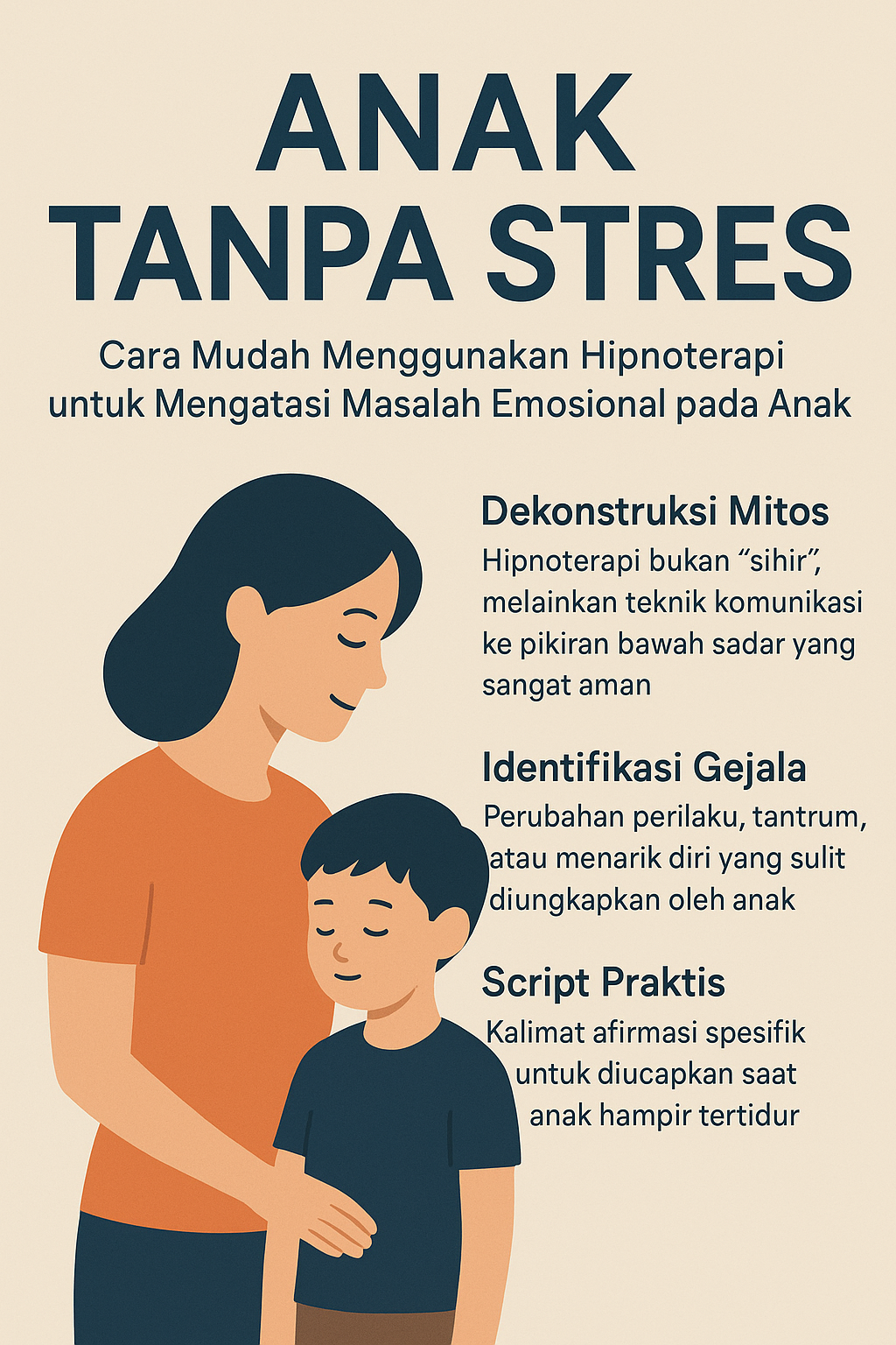 Anak Tanpa Stres: Cara Mudah Menggunakan Hipnoterapi untuk Mengatasi Masalah Emosional pada Anak