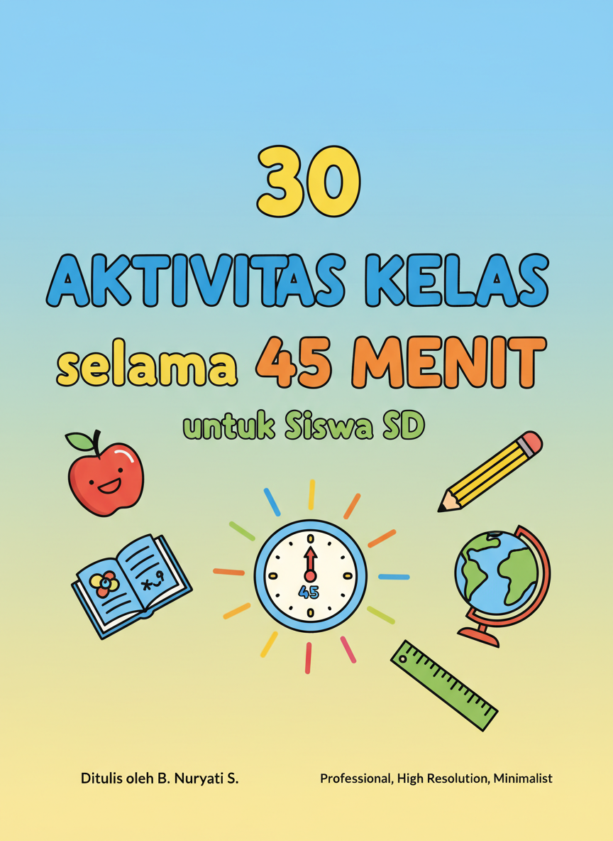 30 aktivitas kelas selama 45 menit untuk siswa SD