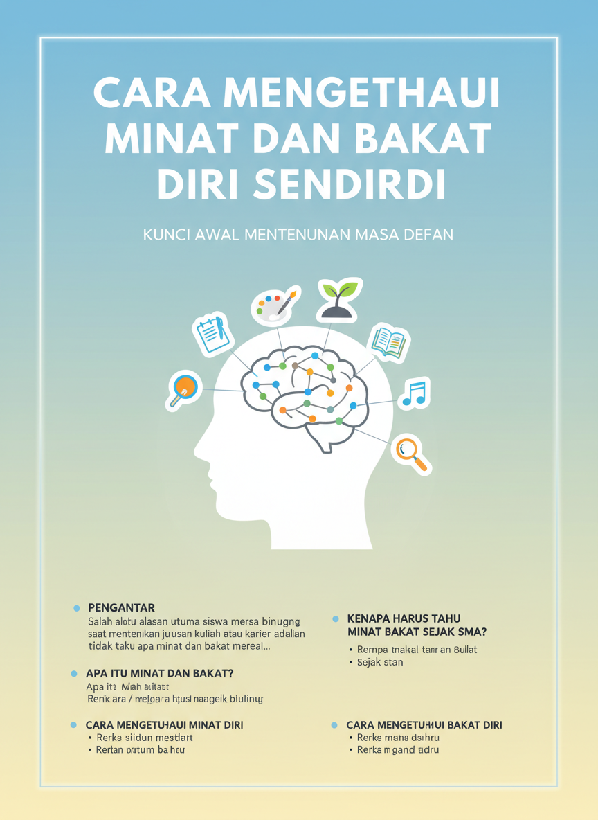 Cara Mengetahui Minat dan Bakat Diri Sendiri