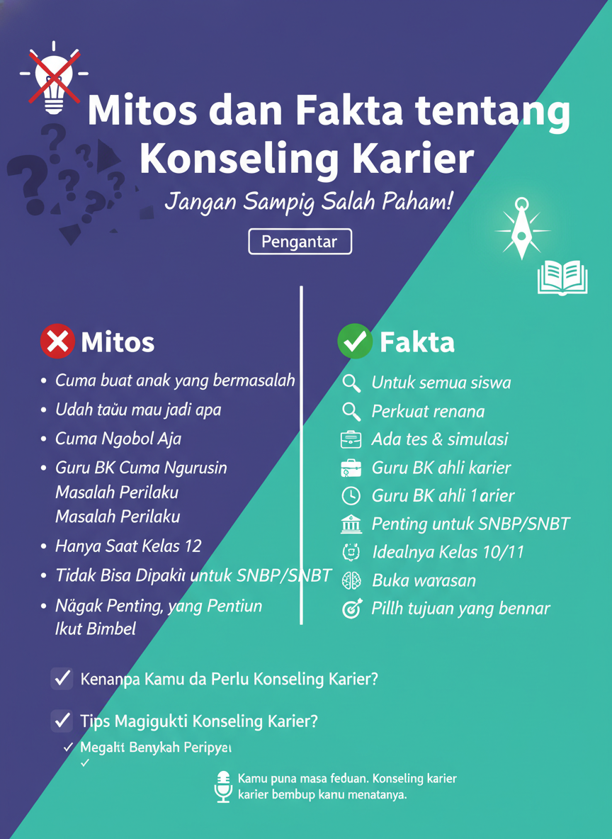 Mitos dan Fakta tentang Konseling Karier