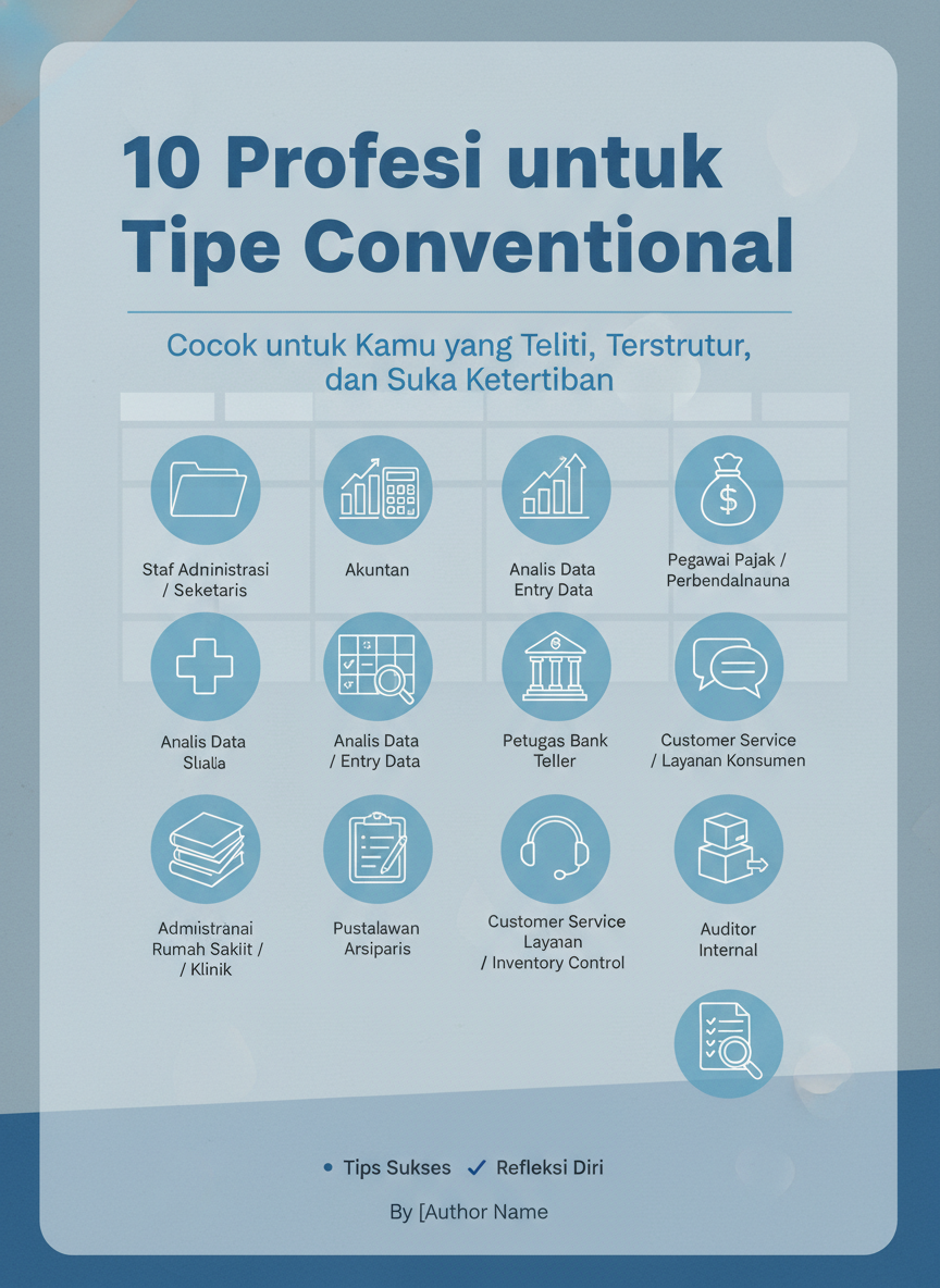 10 Profesi untuk Tipe Conventional