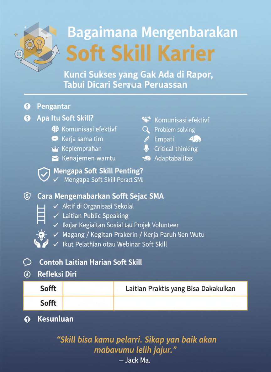 Bagaimana Mengembangkan Soft Skill Karier