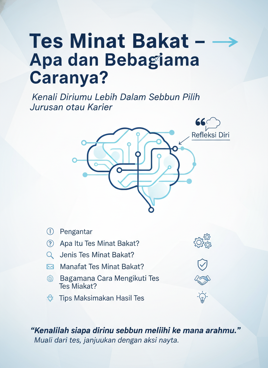 Tes Minat Bakat – Apa dan Bagaimana Caranya?