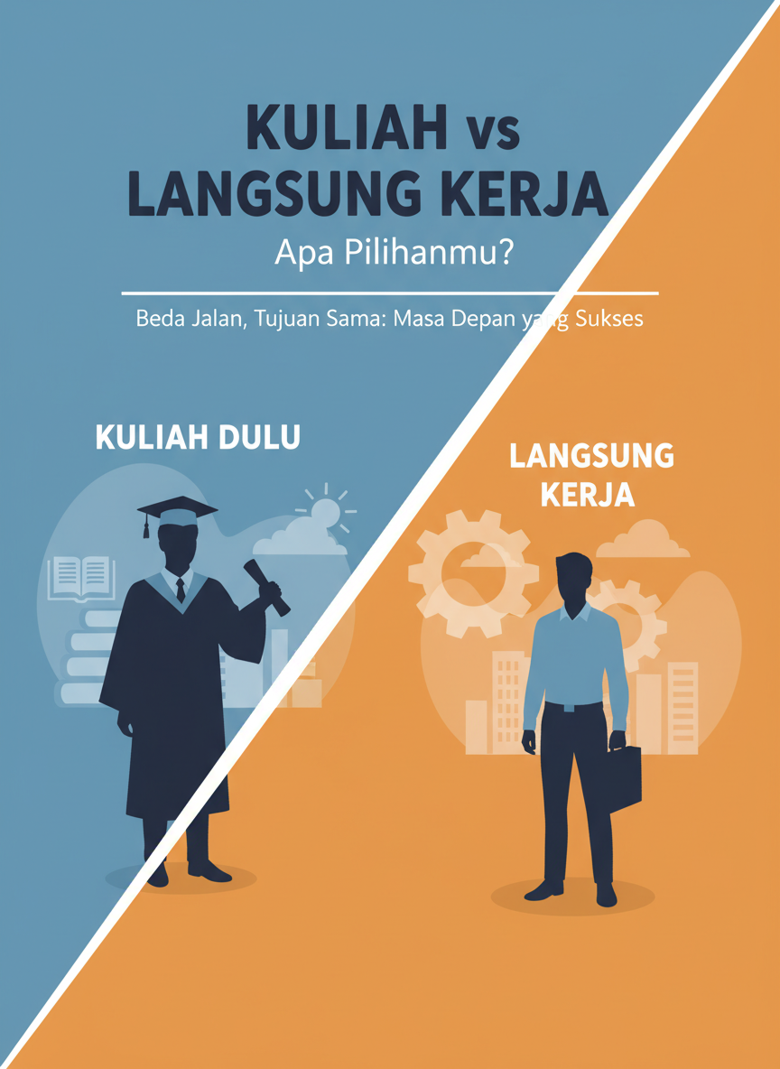 Kuliah vs Langsung Kerja – Apa Pilihanmu?