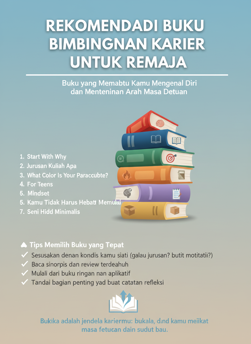 Rekomendasi Buku Bimbingan Karier untuk Remaja
