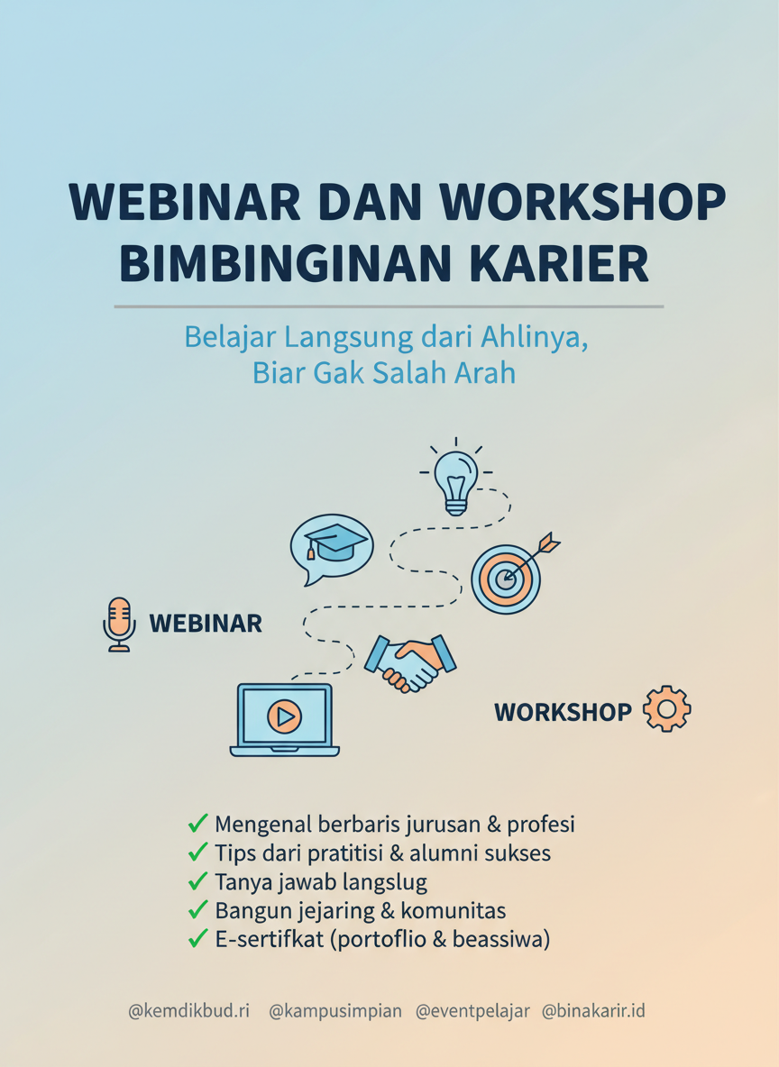 Webinar dan Workshop Bimbingan Karier
