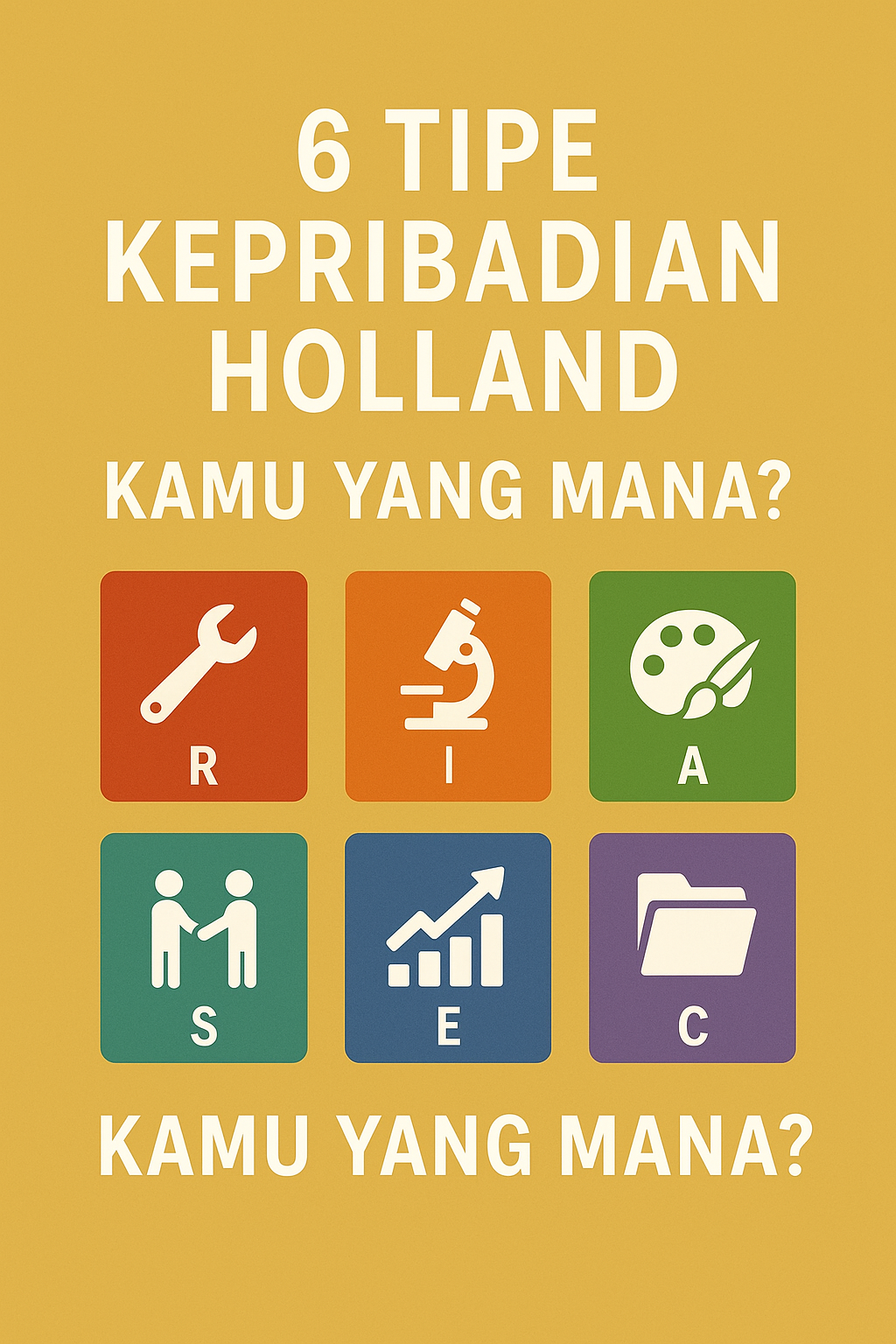 6 Tipe Kepribadian Holland Kamu yang Mana?