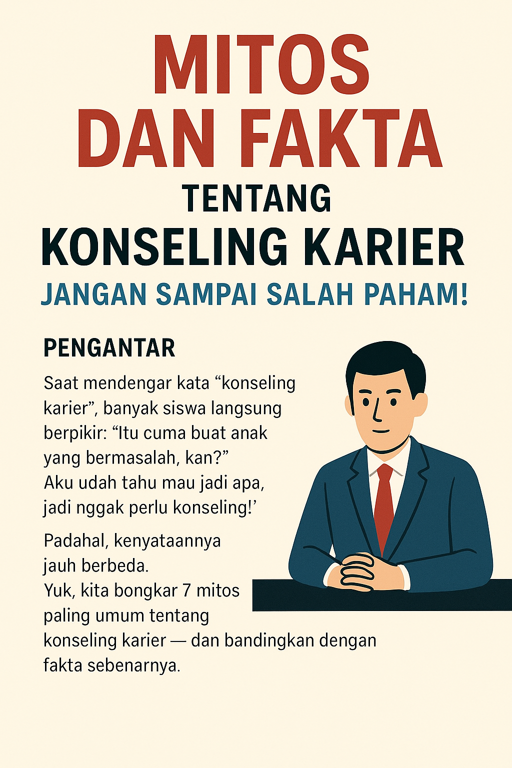 Mitos dan Fakta tentang Konseling Karier Jangan Sampai Salah Paham!