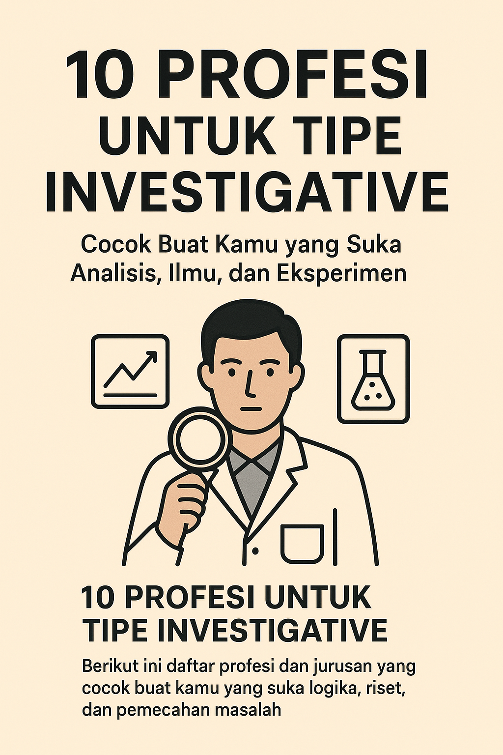 10 Profesi untuk Tipe Investigative Cocok Buat Kamu yang Suka Analisis, Ilmu, dan Eksperimen