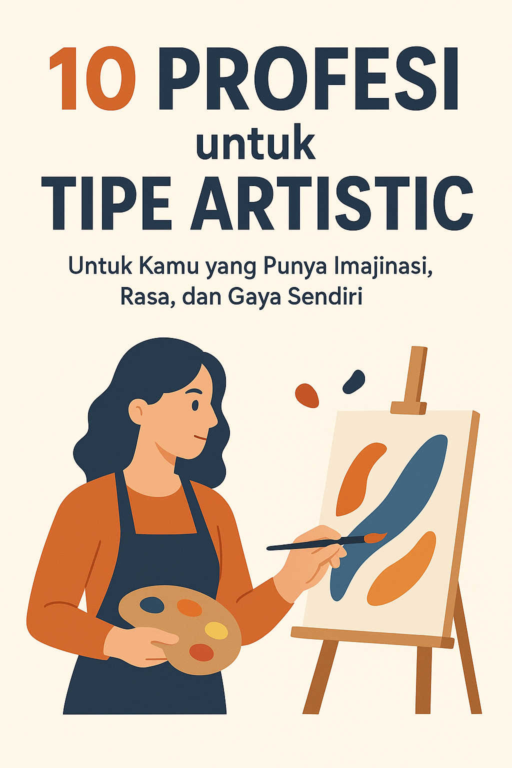 10 Profesi untuk Tipe Artistic Untuk Kamu yang Punya Imajinasi, Rasa, dan Gaya Sendiri