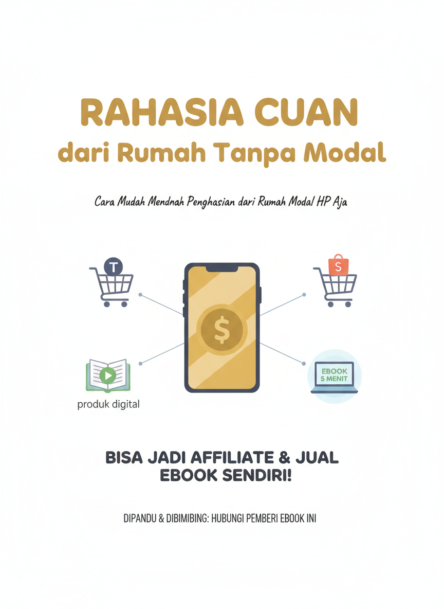 Rahasia CUAN dari Rumah Tanpa modal