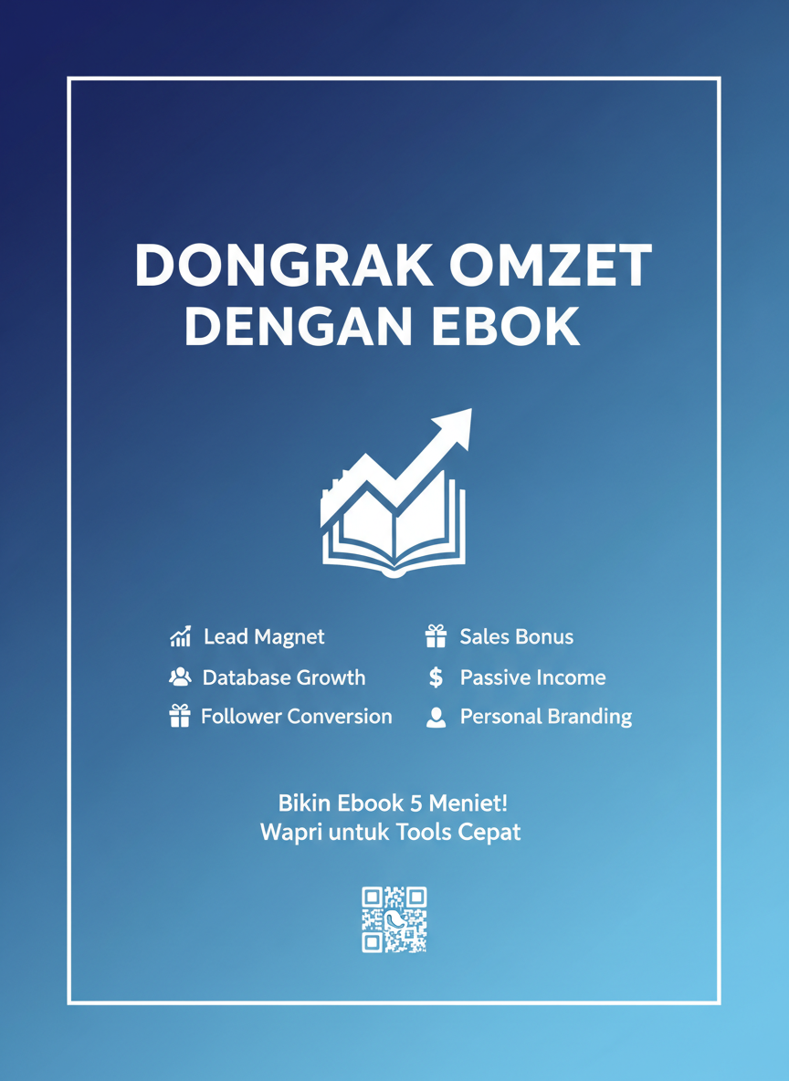 Dongkrak Omzet dengan Ebook