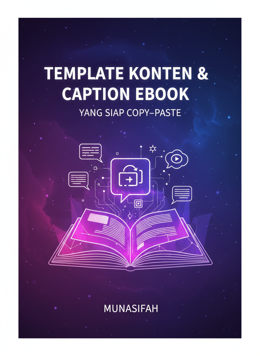 “Template Konten & Caption Jualan Ebook yang Siap Copy–Paste”