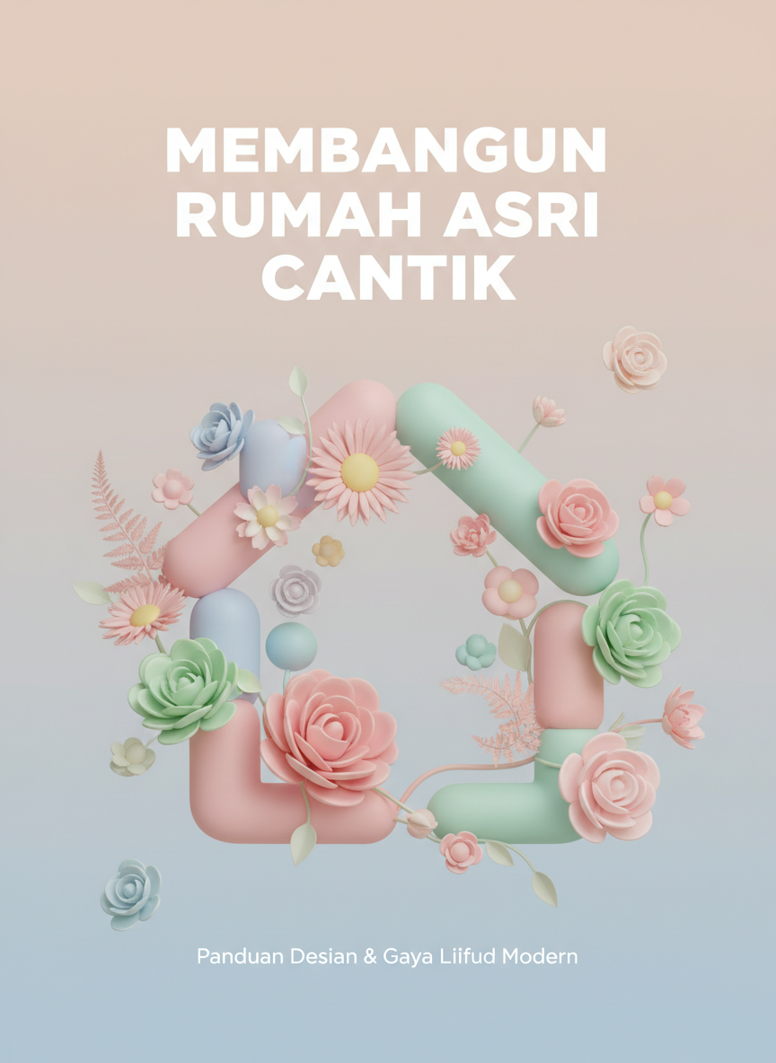 Membangun rumah asri cantik
