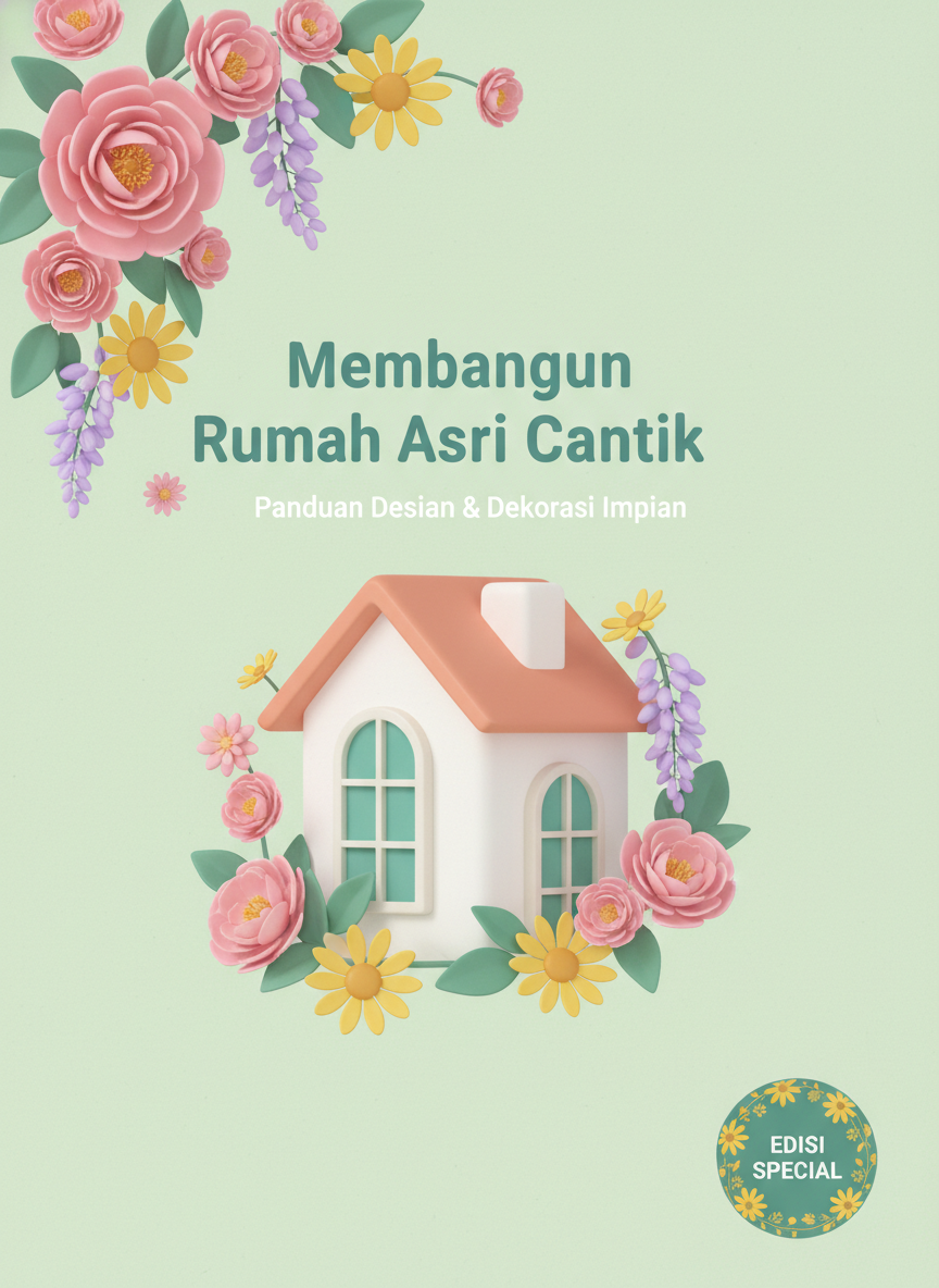 Membangun rumah asri cantik